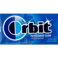 ZUV.ORBIT PEPERMINT 14G