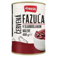 FAZUĽA ČERVENÁ V SLADKOSLANOM NÁLEVE 400g