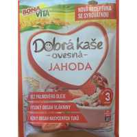 KAŠA OVSENÁ JAHODA 55g DOBRÁ KAŠA