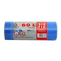 VRECIA NA ODPAD 60l 15ks HDPE 18mi 60x70+5cm ZAŤAH