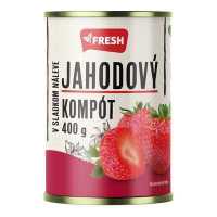 FRESH KOMPÓT JAHODY 400g