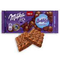 milka bubbly alpine milk 90g