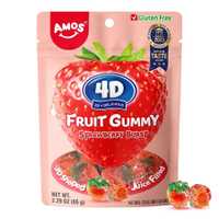 AMOS/CUK.GUMMY STRAWBERRY 65g