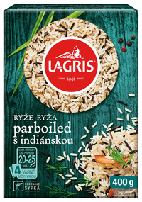 LAGRIS RYŽA PARBOILED S IND. VV 400g