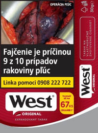 CGT.TABAK WEST RED 30G