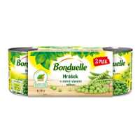 BONDUELLE HRÁŠOK 3X212 ml
